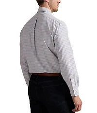 Polo Ralph Lauren Big & Tall Classic Fit Performance Stretch Plaid Check Oxford Long Sleeve Woven Shirt