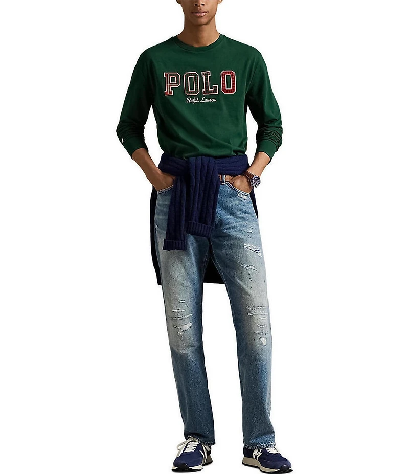 Polo Ralph Lauren Big & Tall Classic Fit Plaid-Logo Jersey T-Shirt