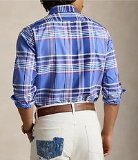 Polo Ralph Lauren Big & Tall Classic Fit Plaid Oxford Long Sleeve Workshirt