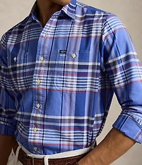 Polo Ralph Lauren Big & Tall Classic Fit Plaid Oxford Long Sleeve Workshirt