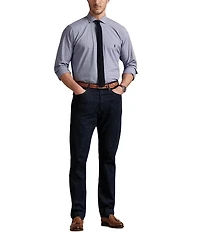 Polo Ralph Lauren Big & Tall Classic Fit Plaid Pattern Stretch Poplin Long Sleeve Woven Shirt