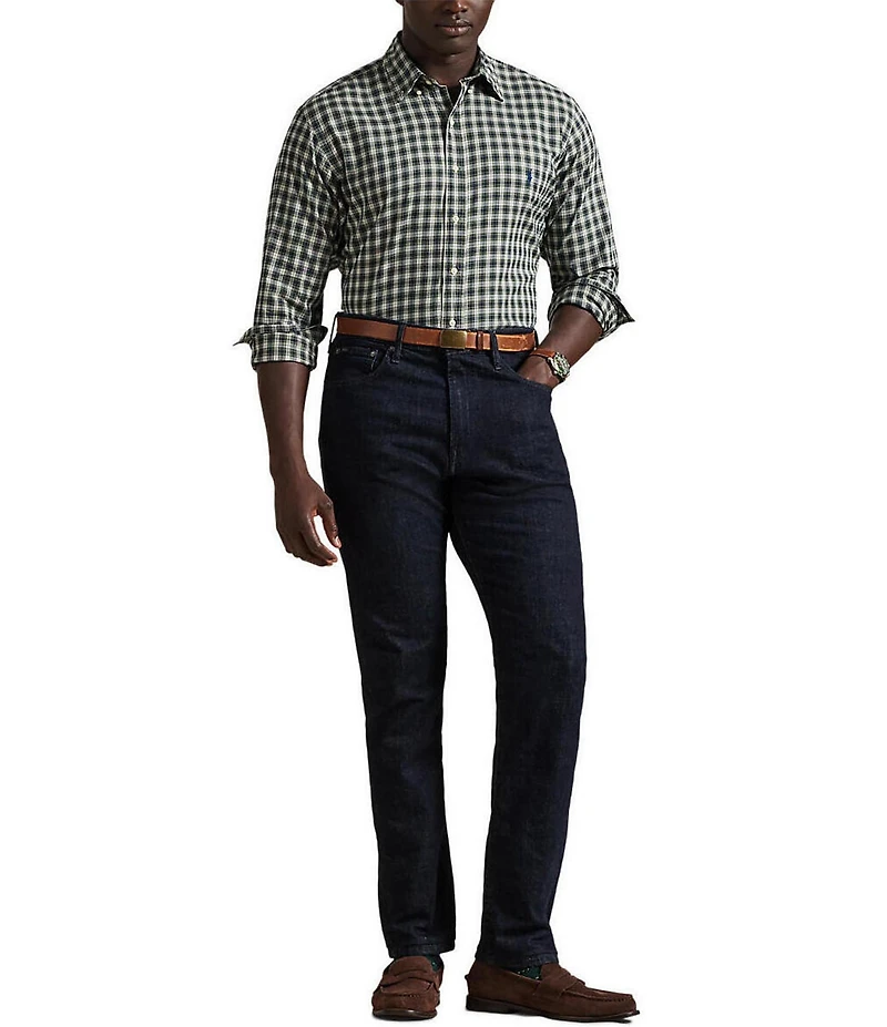 Polo Ralph Lauren Big & Tall Classic-Fit Plaid Twill Plaid Long-Sleeve Woven Shirt