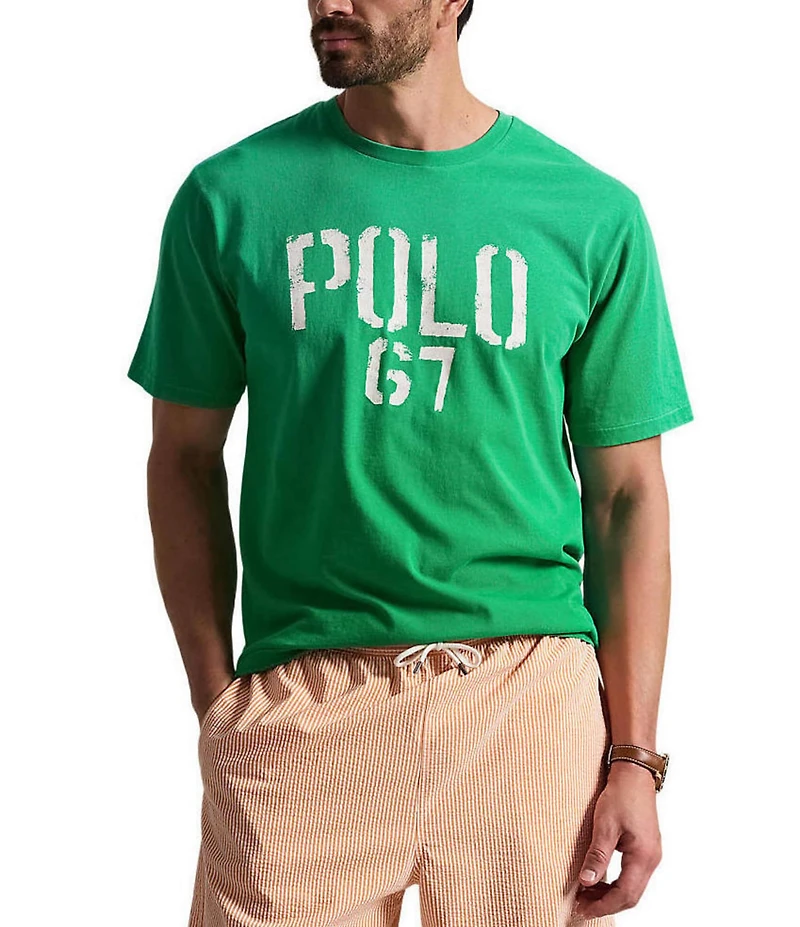 Polo Ralph Lauren Big & Tall Classic Fit Polo 67 Jersey Graphic Short Sleeve T-Shirt