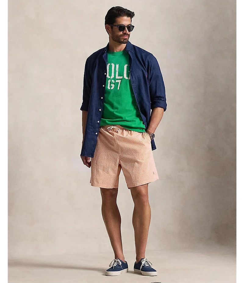 Polo Ralph Lauren Big & Tall Classic Fit Polo 67 Jersey Graphic Short Sleeve T-Shirt