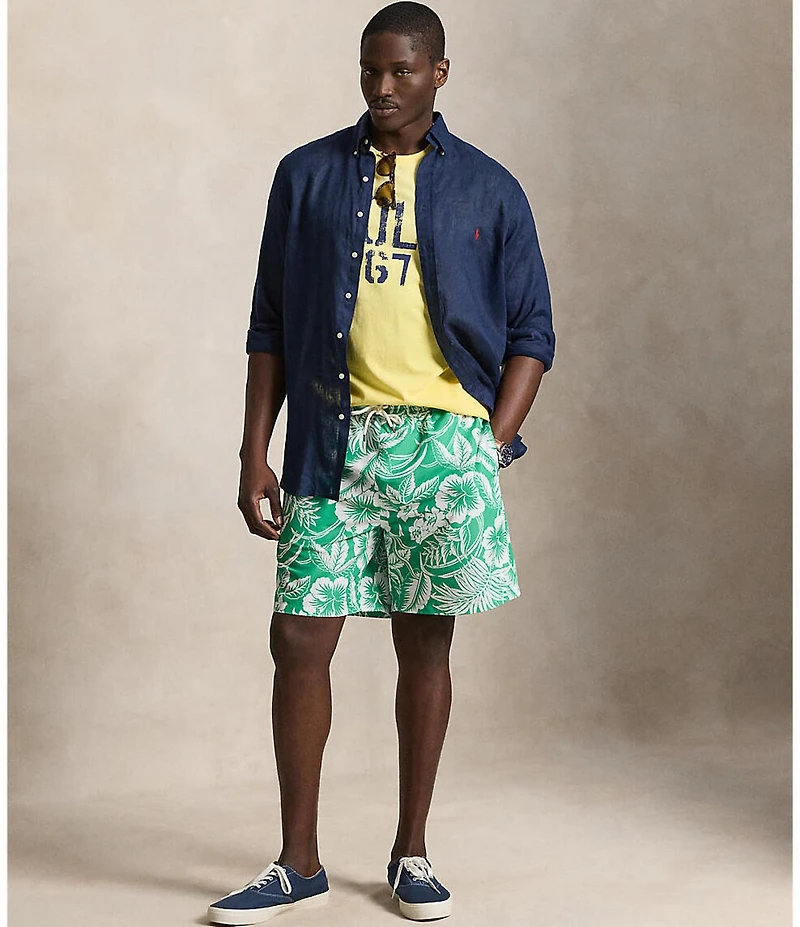 Polo Ralph Lauren Big & Tall Classic Fit Polo 67 Jersey Graphic Short Sleeve T-Shirt