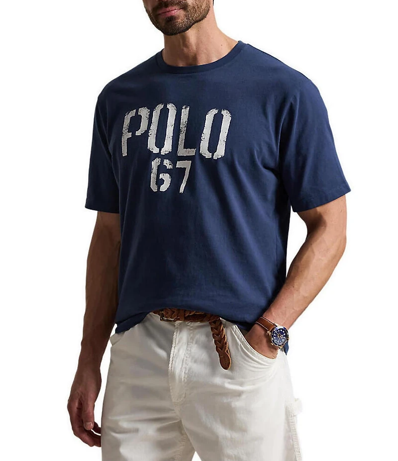 Polo Ralph Lauren Big & Tall Classic Fit Polo 67 Jersey Graphic Short Sleeve T-Shirt