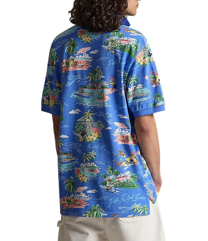 Polo Ralph Lauren Big & Tall Classic Fit Polo Bahamas Bear Short Sleeve Polo Shirt