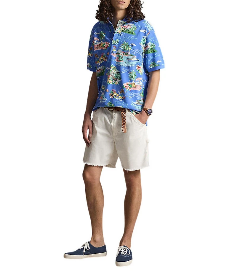 Polo Ralph Lauren Big & Tall Classic Fit Polo Bahamas Bear Short Sleeve Polo Shirt