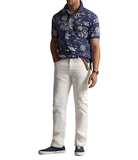 Polo Ralph Lauren Big & Tall Classic Fit Polo Tropical Bear Mesh Short Sleeve Polo Shirt