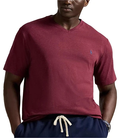 Polo Ralph Lauren Big & Tall Classic Fit Short Sleeve Cotton Jersey V-Neck T-Shirt