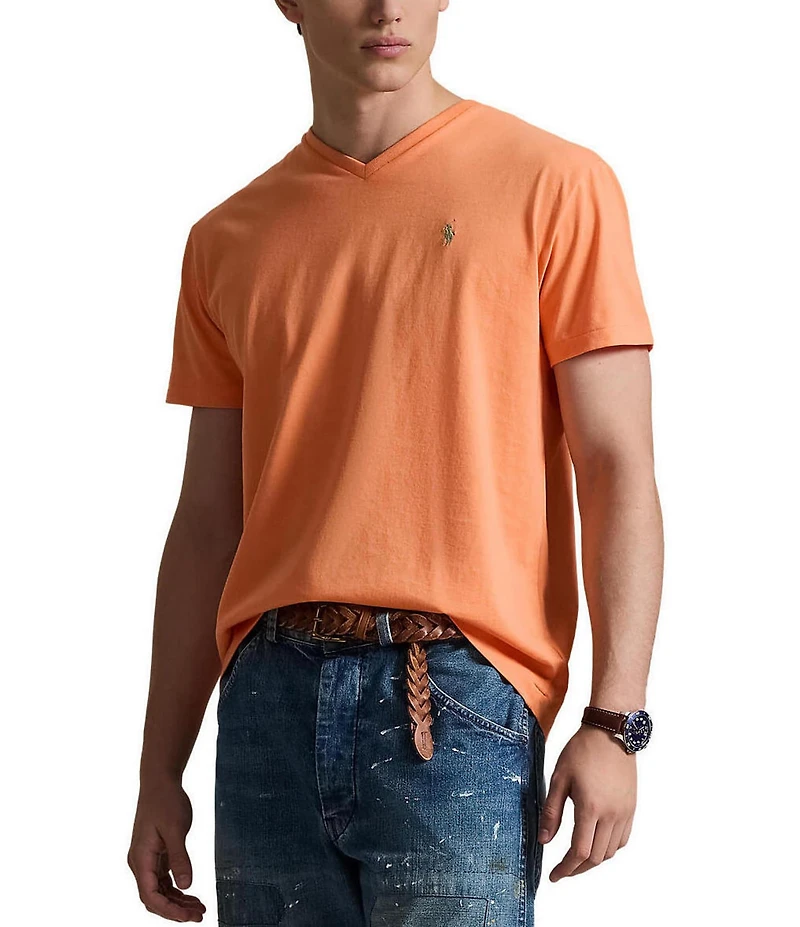 Polo Ralph Lauren Big & Tall Classic Fit Short Sleeve Cotton Jersey V-Neck T-Shirt