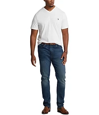 Polo Ralph Lauren Big & Tall Classic Fit Short Sleeve Cotton Jersey V-Neck T-Shirt