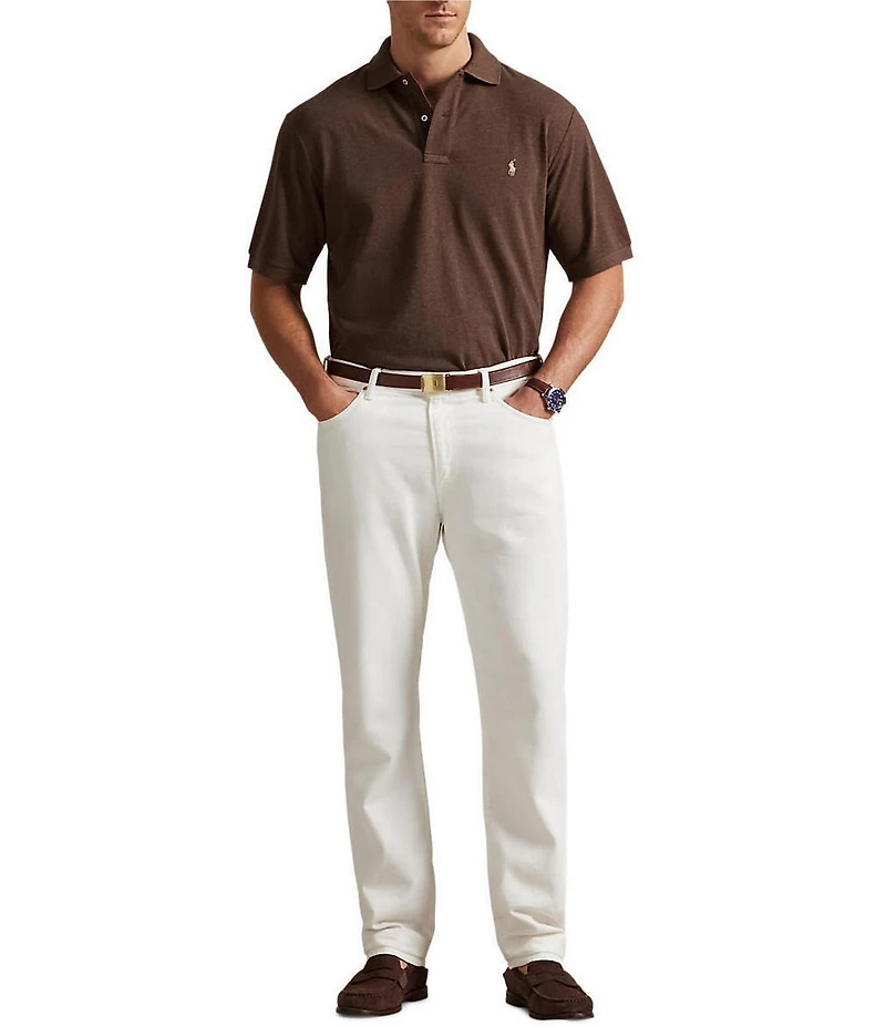 Polo Ralph Lauren Big & Tall Classic Fit Solid Cotton Mesh Polo Shirt