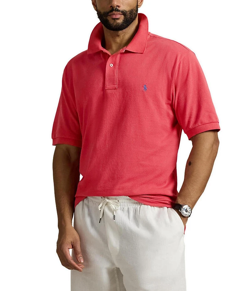 Polo Ralph Lauren Big & Tall Classic Fit Solid Cotton Mesh Polo Shirt