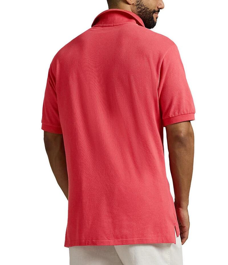 Polo Ralph Lauren Big & Tall Classic Fit Solid Cotton Mesh Polo Shirt