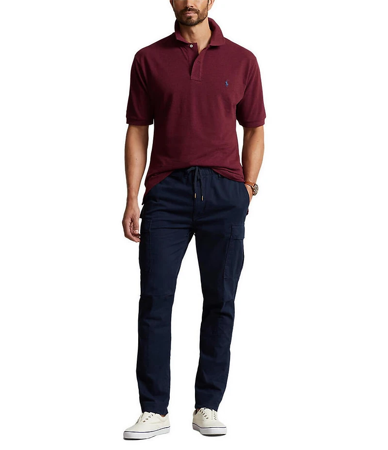 Polo Ralph Lauren Big & Tall Classic Fit Solid Cotton Mesh Polo Shirt