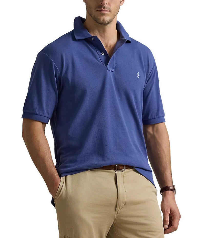 Polo Ralph Lauren Big & Tall Classic Fit Solid Cotton Mesh Polo Shirt
