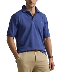 Polo Ralph Lauren Big & Tall Classic Fit Solid Cotton Mesh Polo Shirt