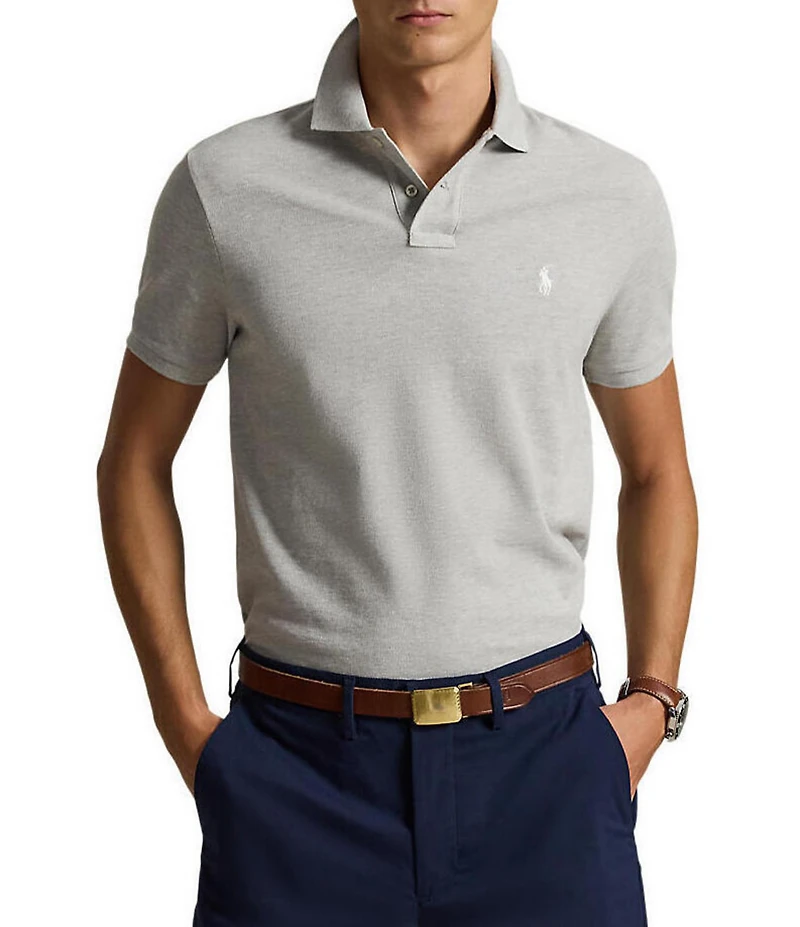 Polo Ralph Lauren Big & Tall Classic Fit Solid Cotton Mesh Polo Shirt
