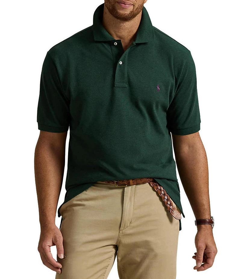 Polo Ralph Lauren Big & Tall Classic Fit Solid Cotton Mesh Polo Shirt