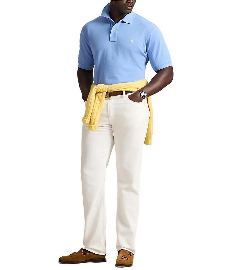 Polo Ralph Lauren Big & Tall Classic Fit Solid Cotton Mesh Polo Shirt