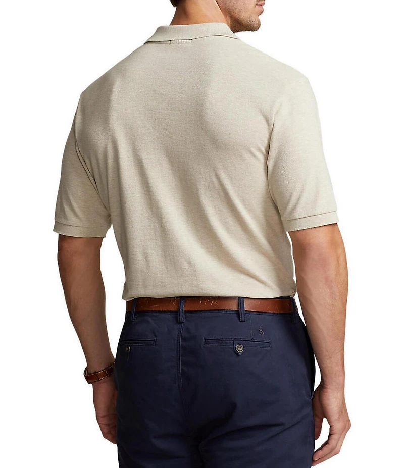 Polo Ralph Lauren Big & Tall Classic Fit Solid Cotton Mesh Polo Shirt
