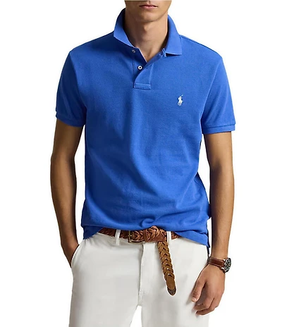 Polo Ralph Lauren Big & Tall Classic Fit Solid Cotton Mesh Polo Shirt