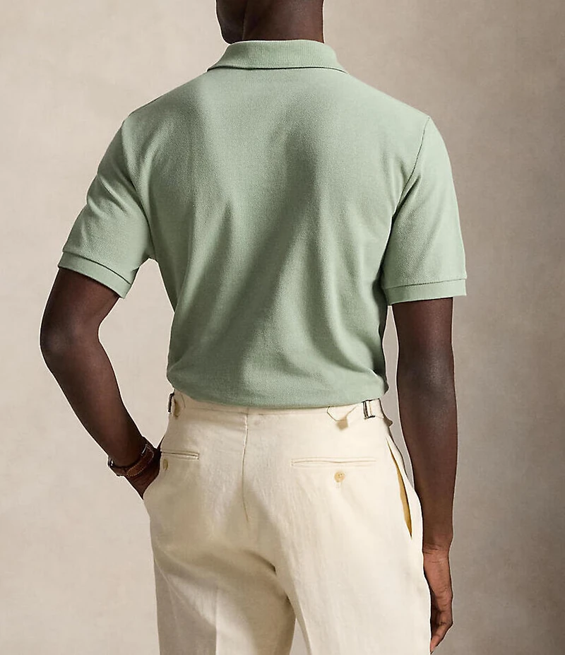 Polo Ralph Lauren Big & Tall Classic Fit Solid Cotton Mesh Polo Shirt