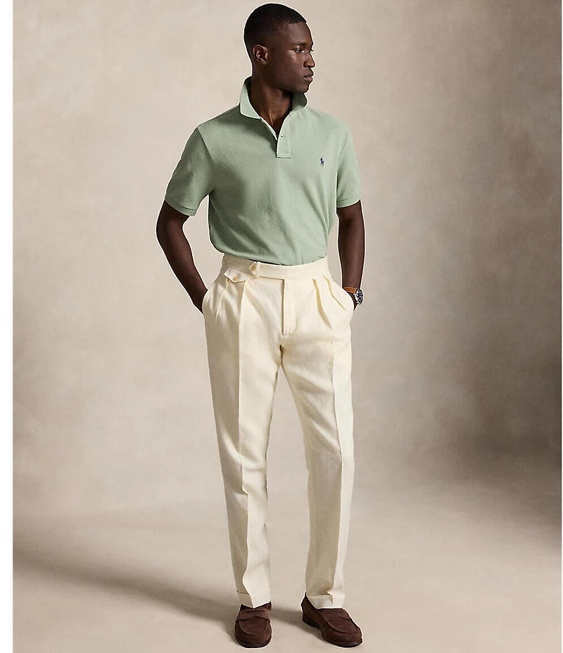 Polo Ralph Lauren Big & Tall Classic Fit Solid Cotton Mesh Polo Shirt