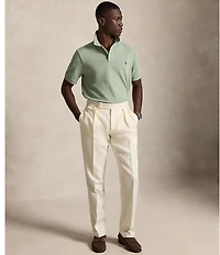 Polo Ralph Lauren Big & Tall Classic Fit Solid Cotton Mesh Polo Shirt