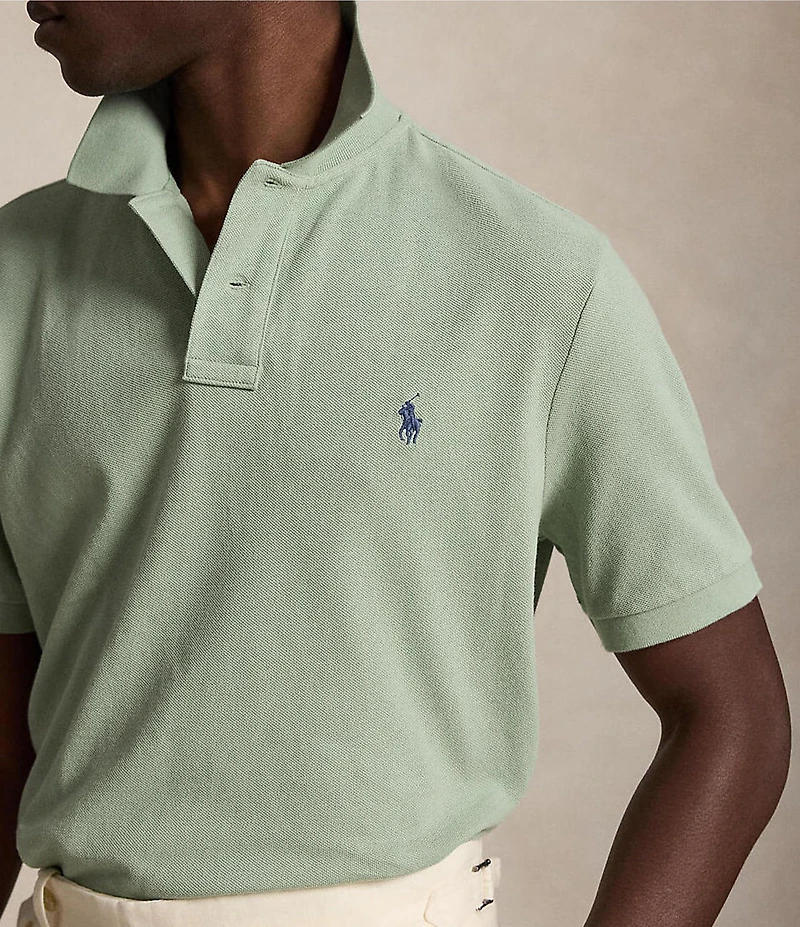 Polo Ralph Lauren Big & Tall Classic Fit Solid Cotton Mesh Polo Shirt
