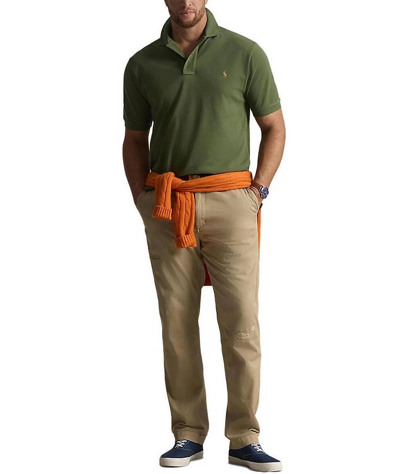 Polo Ralph Lauren Big & Tall Classic Fit Solid Cotton Mesh Polo Shirt