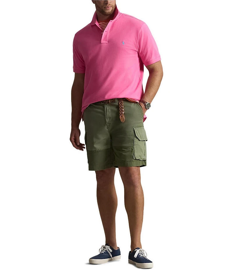 Polo Ralph Lauren Big & Tall Classic Fit Solid Cotton Mesh Polo Shirt