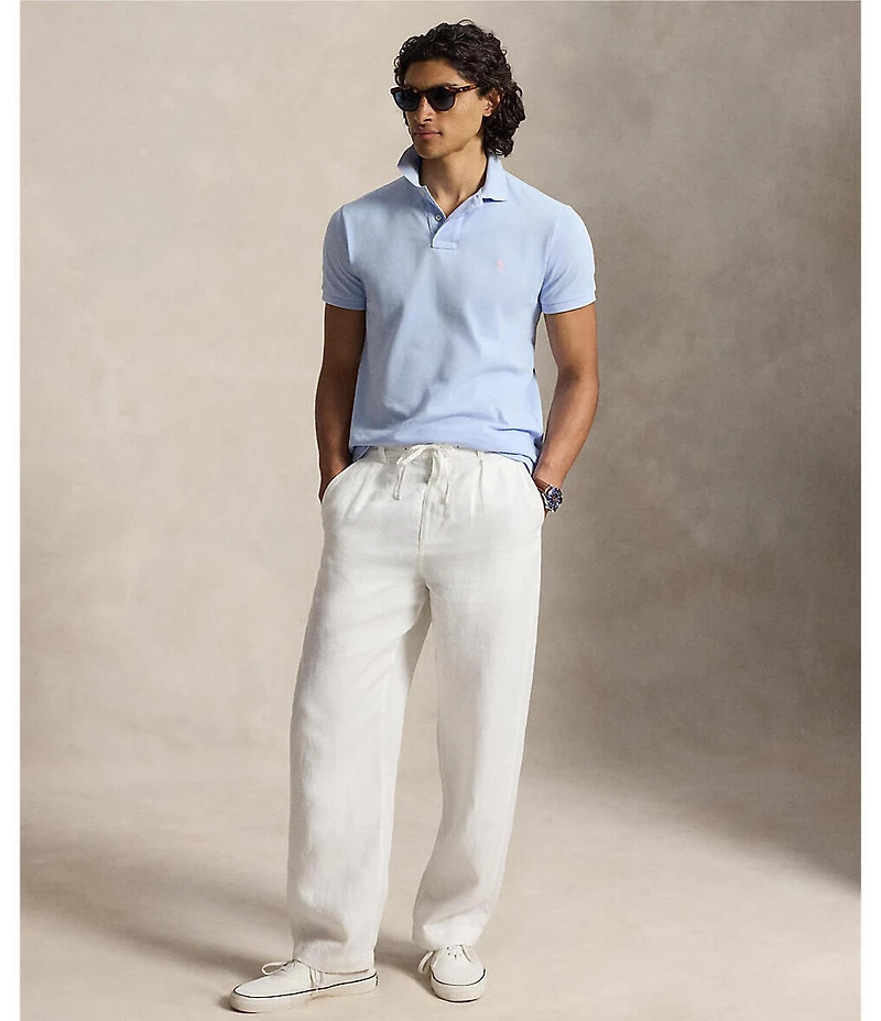 Polo Ralph Lauren Big & Tall Classic Fit Solid Cotton Mesh Polo Shirt