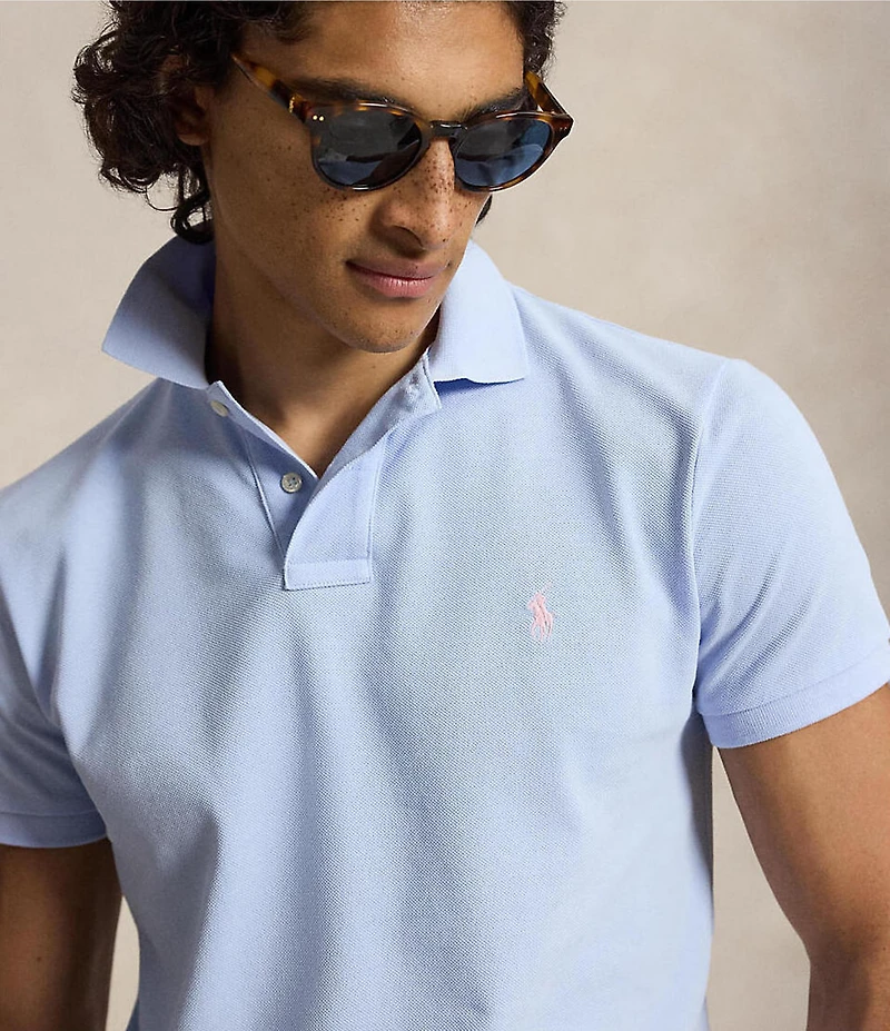 Polo Ralph Lauren Big & Tall Classic Fit Solid Cotton Mesh Polo Shirt