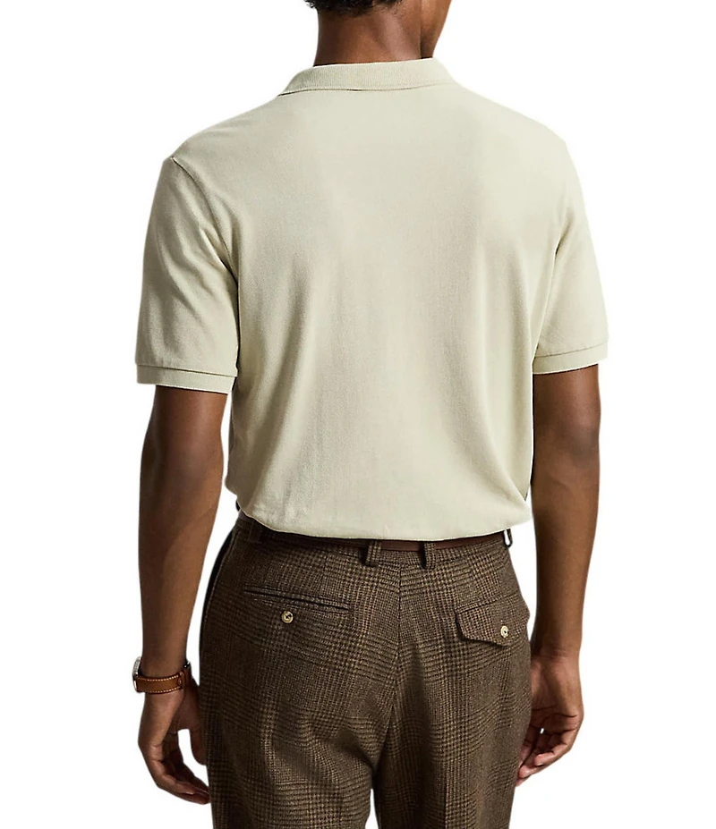 Polo Ralph Lauren Big & Tall Classic Fit Solid Cotton Mesh Polo Shirt