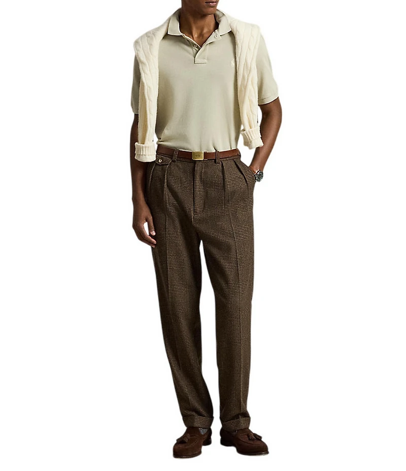 Polo Ralph Lauren Big & Tall Classic Fit Solid Cotton Mesh Polo Shirt