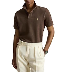 Polo Ralph Lauren Big & Tall Classic Fit Solid Cotton Mesh Polo Shirt