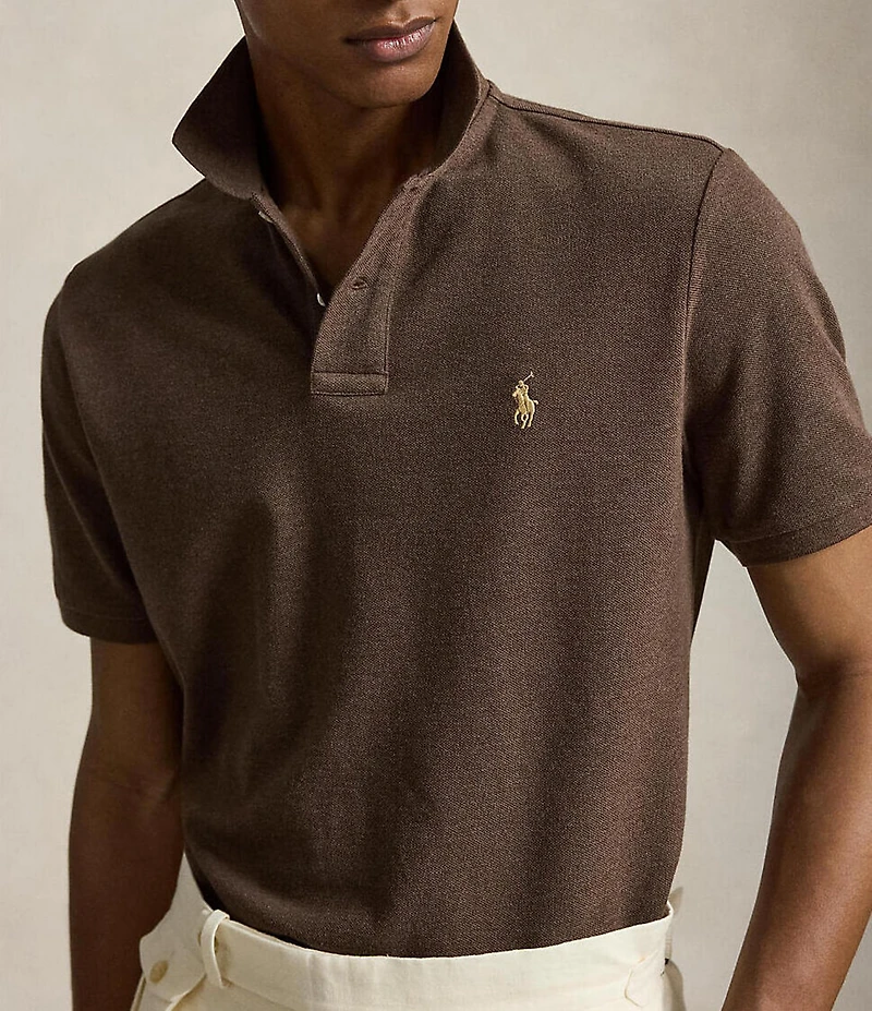 Polo Ralph Lauren Big & Tall Classic Fit Solid Cotton Mesh Polo Shirt