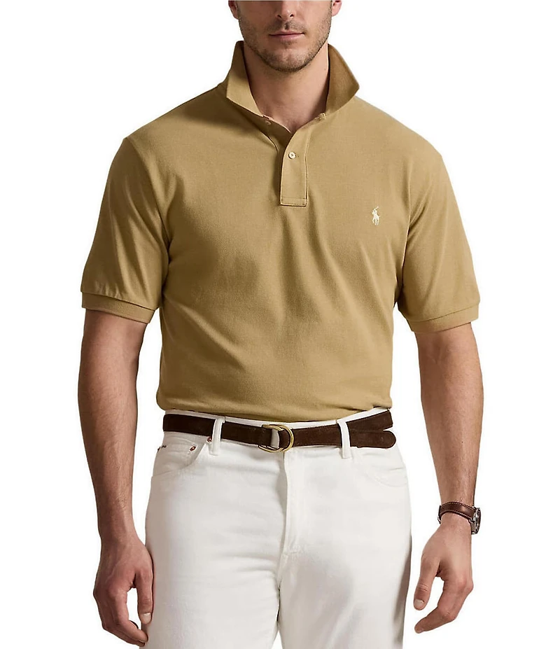 Polo Ralph Lauren Big & Tall Classic Fit Solid Cotton Mesh Polo Shirt