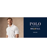Polo Ralph Lauren Big & Tall Classic Fit Solid Cotton Mesh Polo Shirt