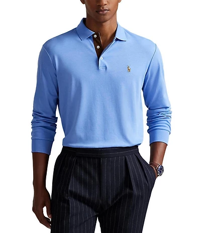 Polo Ralph Lauren Classic Fit Soft Cotton Long Sleeve Polo Shirt
