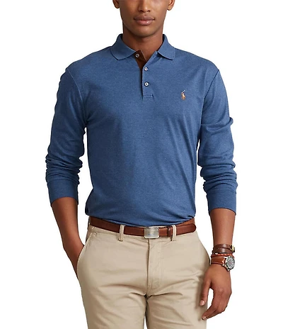 Polo Ralph Lauren Classic Fit Soft Cotton Long Sleeve Polo Shirt