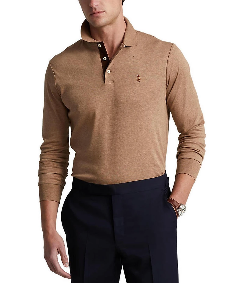 Polo Ralph Lauren Classic Fit Soft Cotton Long Sleeve Polo Shirt