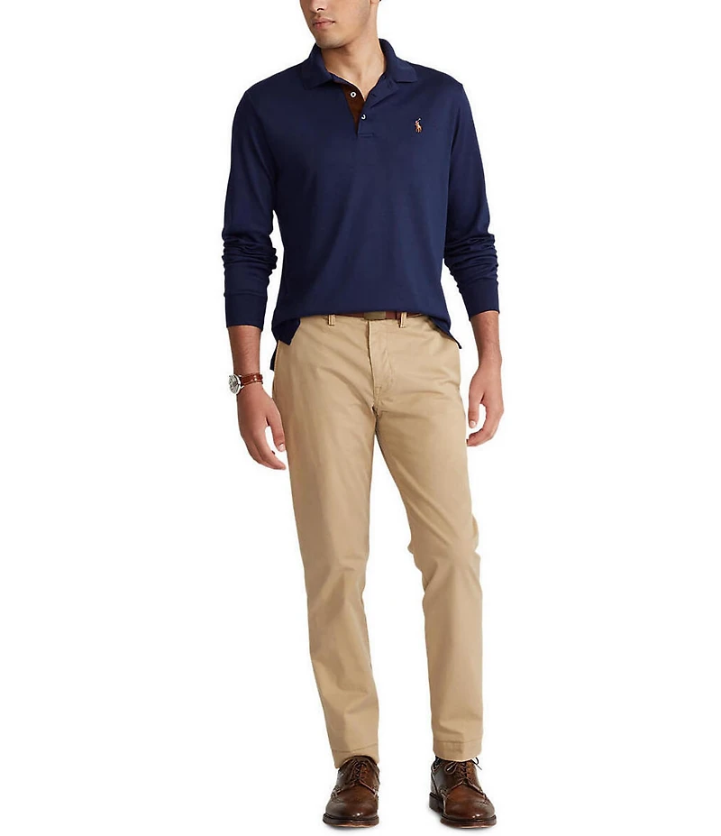 Polo Ralph Lauren Classic Fit Soft Cotton Long Sleeve Polo Shirt