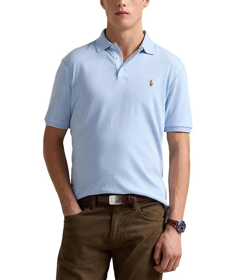 Polo Ralph Lauren Big & Tall Classic Fit Soft Cotton Multicolored Pony Polo Shirt