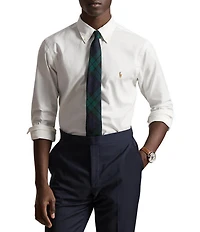Polo Ralph Lauren Big & Tall Classic Fit Solid Performance Oxford Long Sleeve Woven Shirt