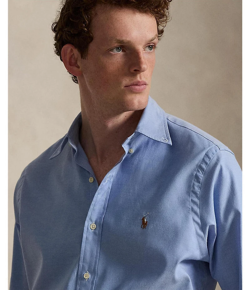 Polo Ralph Lauren Big & Tall Classic Fit Solid Performance Oxford Long Sleeve Woven Shirt