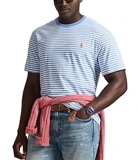 Polo Ralph Lauren Big & Tall Classic Fit Stripe Jersey Short Sleeve T-Shirt
