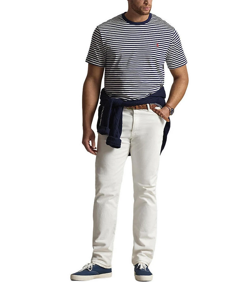 Polo Ralph Lauren Big & Tall Classic Fit Stripe Jersey Short Sleeve T-Shirt